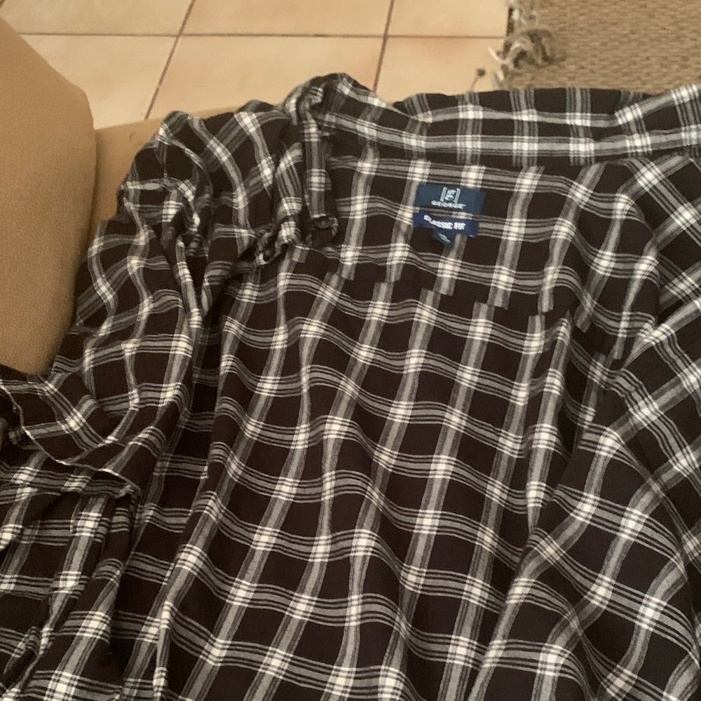 George Monochrome Checkered Shirt